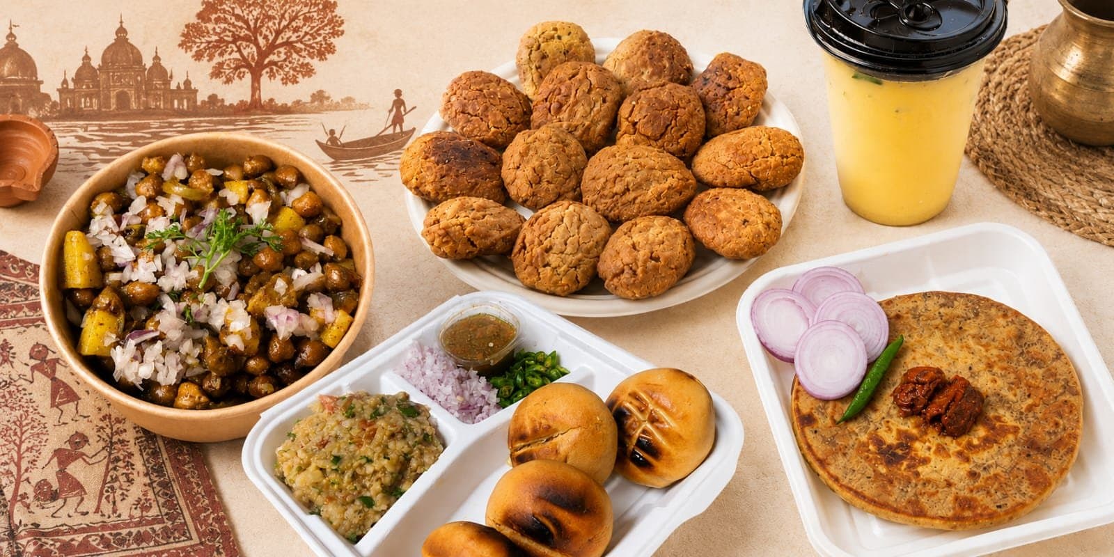 A spread of authentic Bihari dishes from Sidhi's Rasoi